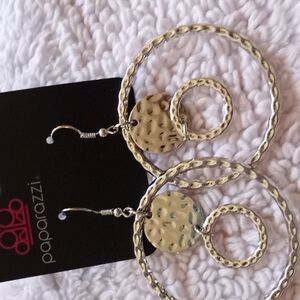 Mojave Metal Art Silver Earrings